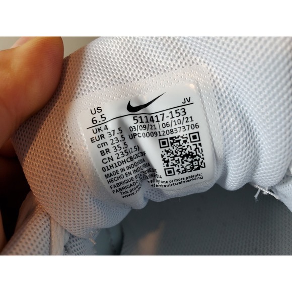 Nike Air Max Correlate (White/Purple/Turquoise) Women's sz 6.5 [New with Box] - Picture 12 of 12